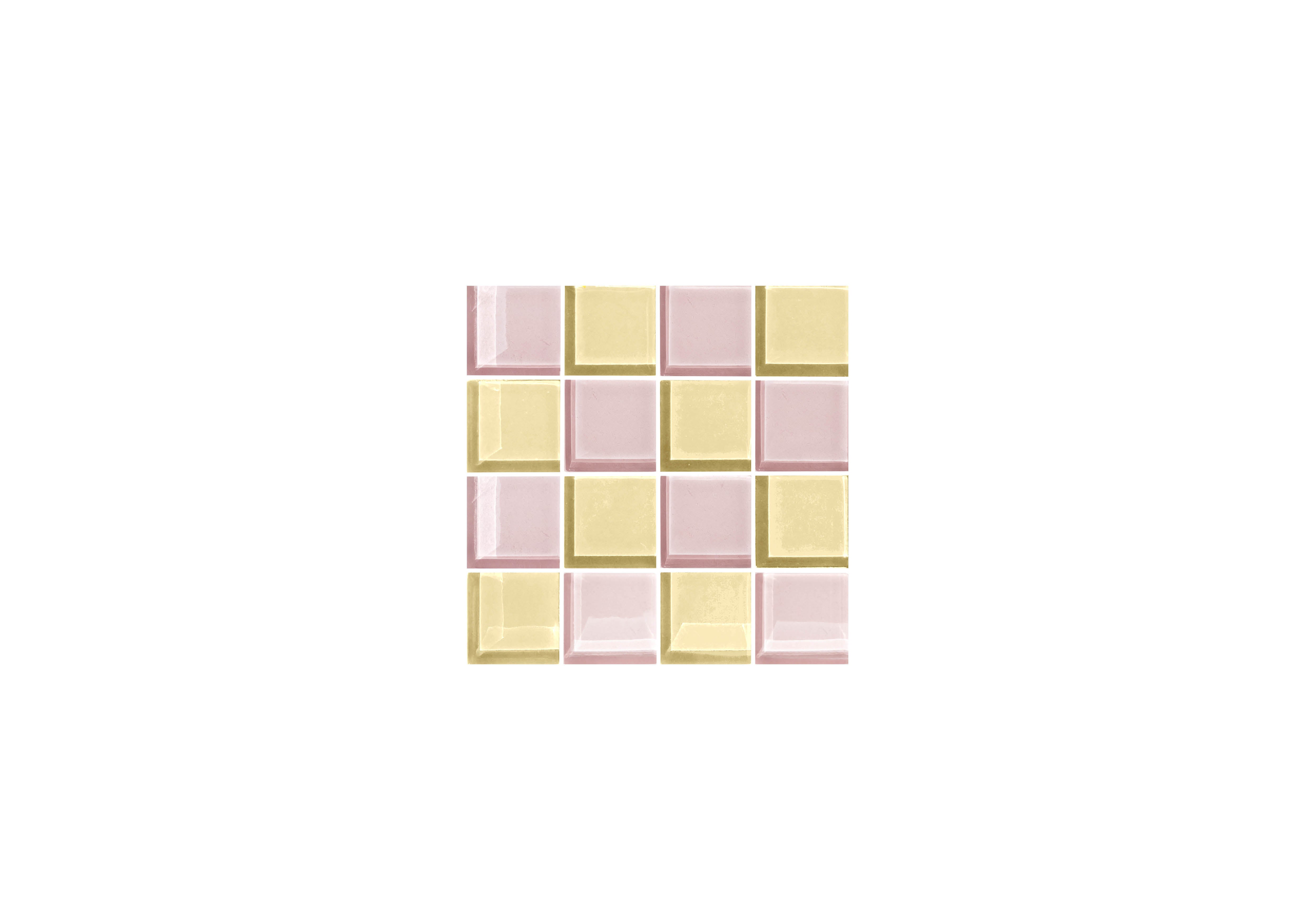 coaster - beige x pink