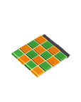 coaster - green x orange